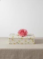 24 – Ethereal White Luxury Bedsheet_BrightYellow