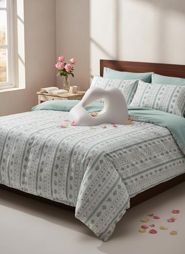 Luxury Cotton Rich Bedsheet_MintGreen Luxury Cotton Rich Bedsheet_MintGreen