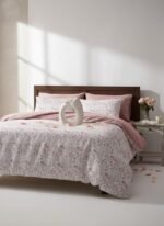 Luxury Cotton Rich Bedsheet_MutedPink