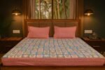 Waterproof Fitted Bedsheet_PinkBlue