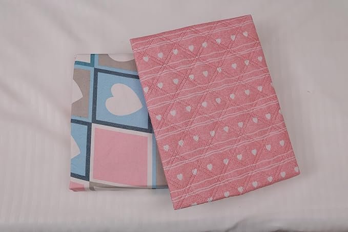 Waterproof Fitted Bedsheet_PinkBlue